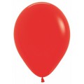 Шар (диаметр 25 см) Красный, пастель, 100 шт.