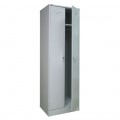Металлический шкаф для одежды, двухсекционный 1860х500х500 мм