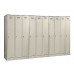 Металлический модульный шкаф для одежды (промежуточная секция) 1860х400х500 мм