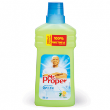 Средство для мытья пола MR. PROPER "Лимон", 500мл (упаковка 4шт)