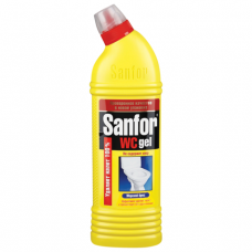 Средство для уборки туалета SANFOR WC gel "Морской Бриз", 750г (упаковка 3шт)