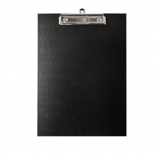 Доска-планшет ERICH KRAUSE "Standard" с верхним прижимом, 22,7*31,5см, картон/бумвинил, черная, 754