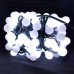 Светодиодная гирлянда из шаров, d=2.3см, 10м, 100 LED, холодный белый, IP65