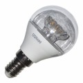 Лампа светодиодная шарик Osram LED CLAS P CL 40 5,4W/830 240° 470lm 220V E14 теплый свет