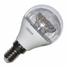 Лампа светодиодная шарик Osram LED CLAS P CL 40 5,4W/830 240° 470lm 220V E27 теплый свет