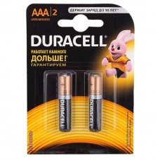 Литиевые батарейки Duracell LR03-2BL BASIC CN 2 штуки в блистере Б0026812