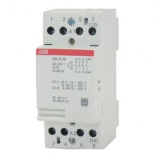 Модульный контактор ABB ESB-24-40 (24А AC1) катушка 220В АС/DC