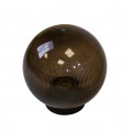 Фонарь уличный, шар, коричневый, 1xЕ27x60 Вт, 200мм
