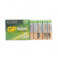 Алкалиновые батарейки GP ААA 40 шт Super Alkaline