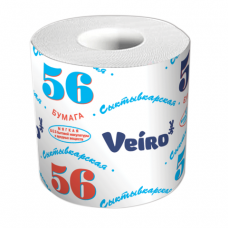 Бумага туалетная LINIA VEIRO Сыктывкарский стандарт 40м, на втулке (упаковка 72шт)