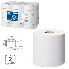 Бумага туалетная 112м, TORK (T9) SmartOne, КОМПЛЕКТ 12шт,Advanced, белая