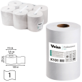 Полотенца бумажные рулонные VEIRO (A1/A2), КОМПЛЕКТ 6шт, Basic, 200м, белые