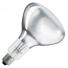 Лампа инфракрасная PHILIPS R125 IR 375W E27 230-250V CL прозрачная (для картофельного бина)