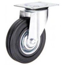 Одно поворотное колесо Ø160 мм, грузоподъемность 150 кг.