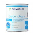 Эмаль акриловая Finncolor Garden Aqua основа A полуматовая, 0,9 л