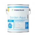Эмаль акриловая Finncolor Garden Aqua основа A полуматовая, 2,7 л