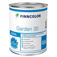 Эмаль алкидная Finncolor Garden 30 основа C полуматовая, 0,9 л