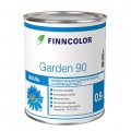 Эмаль алкидная Finncolor Garden 90 основа С высокоглянцевая, 0,9 л