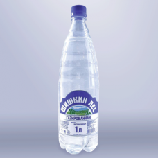 Вода газированная питьевая "Шишкин лес", 1,0л (упаковка 6шт)