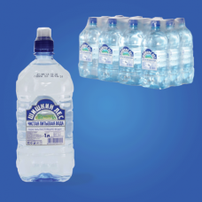 Вода негазированная питьевая "Шишкин лес", 1,0л (упаковка 12шт)
