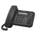 Телефон PANASONIC KX-TS2356RUB, цвет черный