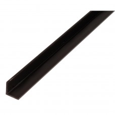 Уголок ПВХ 15x15x1.2x1000 мм, цвет черный