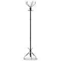 Вешалка-стойка Ажур-2, 1,77 м, основание 45см, 5 крючков, металл чёрный