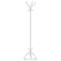 Вешалка-стойка Ажур-2, 1,77 м, основание 45см, 5 крючков, металл белый