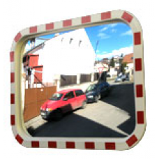 Зеркало уличное, дорожное, со световозвращателями 400x600 мм