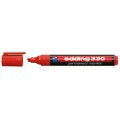 Маркер перманентный, клиновидный наконечник 1.5-3мм Edding E-330-2, красный