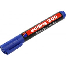 Маркер перманентный, клиновидный наконечник 1.5-3мм Edding E-330-3, синий
