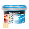 Затирка цементная Ceresit CE 40, 2 кг, цвет сахара