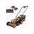 Газонокосилка аккумуляторная 40В, 2х2.5 Ач, двойное ЗУ 2x2A WG779E