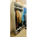 Шкаф гардеробный 1850х900х500, мм ВхШхГ с полкой для обуви