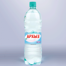 Вода газированная минеральная АРХЫЗ, 1,0л (упаковка 9шт)